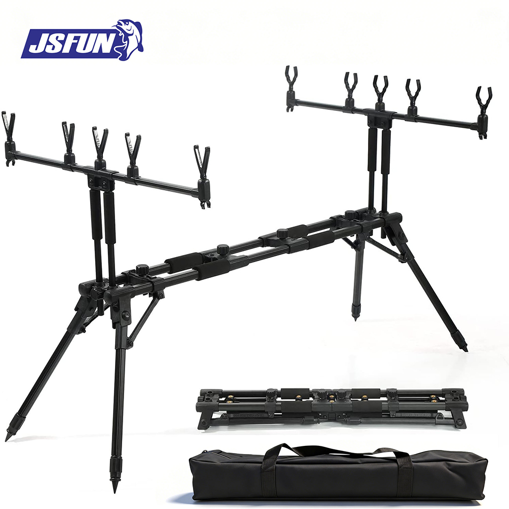 Fishing Rod Rack - JSFUN Ayarlanabilir 5 Çubuklu Olta Standı
