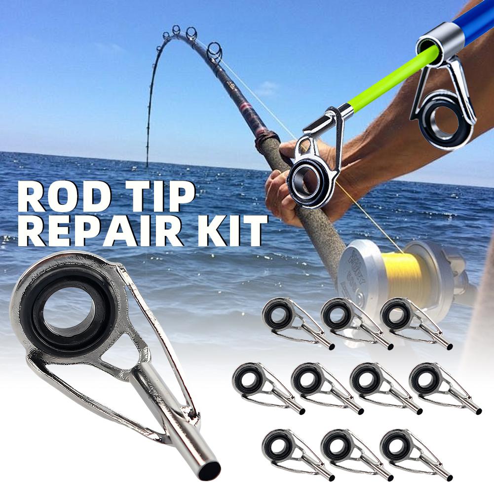 Fishing Rod Tip Replacement - Olta Ucu Tamir Seti 10 Adet