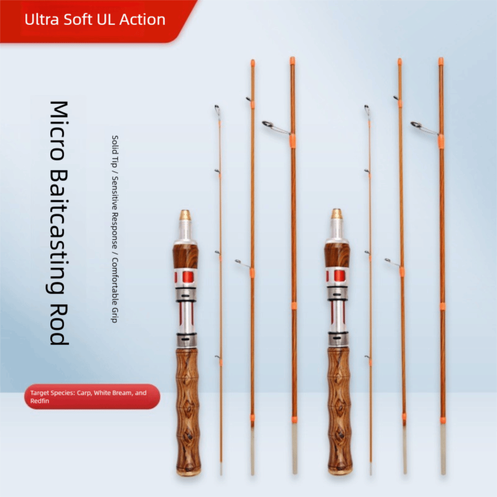 Fishing Rod Carbon Fiber - 2025 4 Bölümlü Spin Olta Kamışı