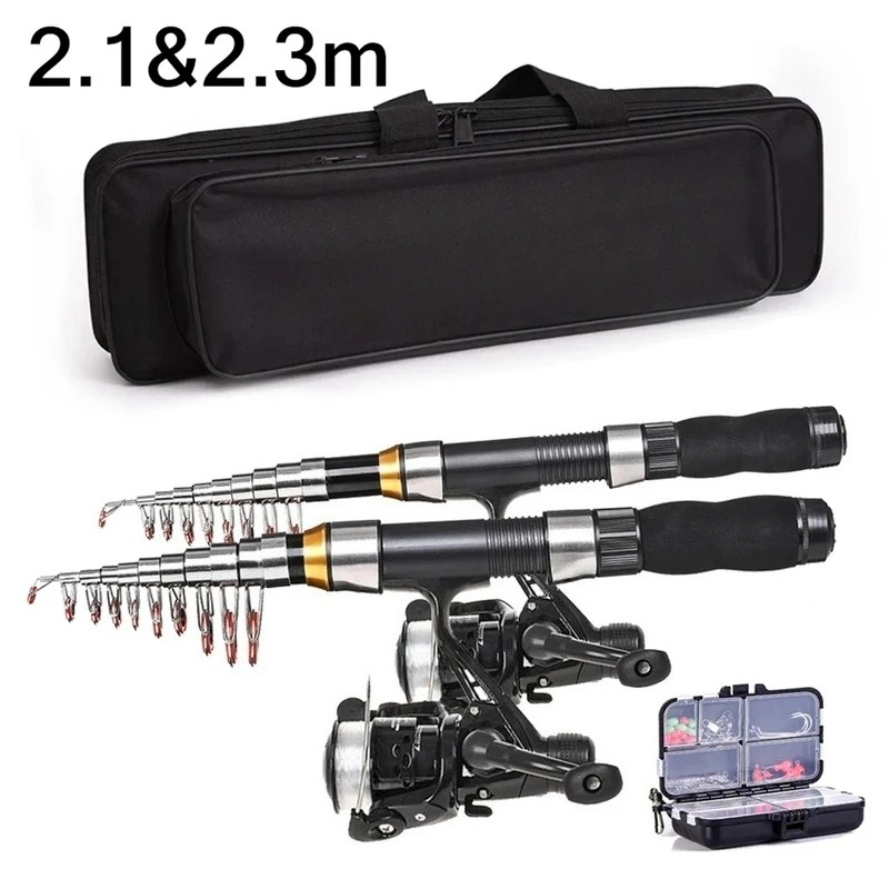 Fishing Rod Carbon Fiber - BRAVMAK 2.1/2.3 m Teleskopik Olta Kamışı