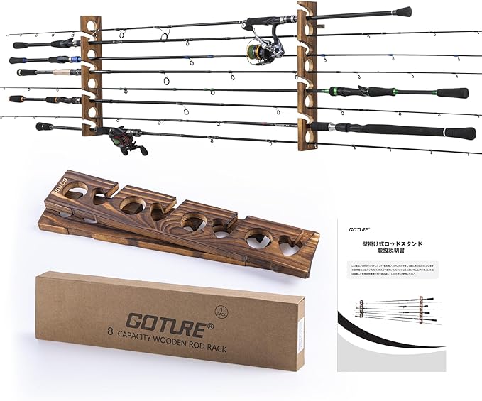 Goture Ahşap Olta Tutucu 8 Del - Fishing Rod Rack incelemesi ve fiyatı