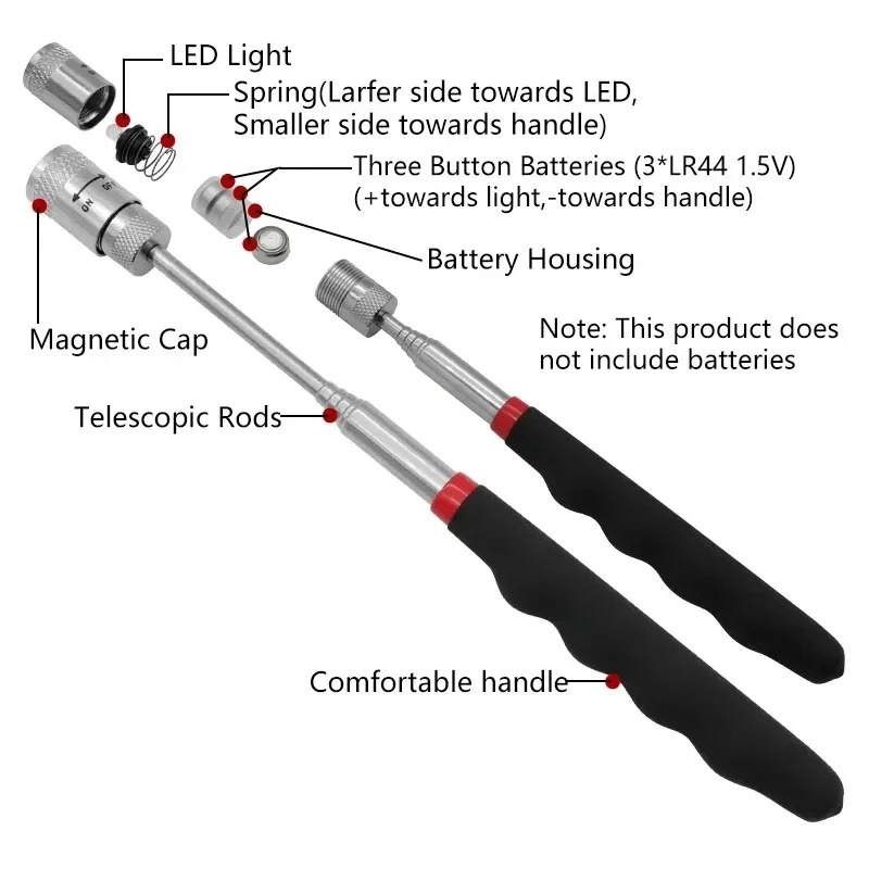 Teleskopik Manyetik Kalem LED  - Fishing Rod Travel incelemesi ve fiyatı