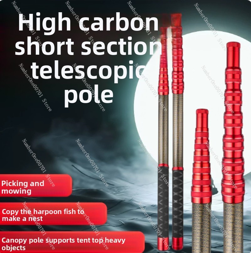 Kısa bölümlü ultra hafif, sert - Fishing Rod Telescopic incelemesi ve fiyatı